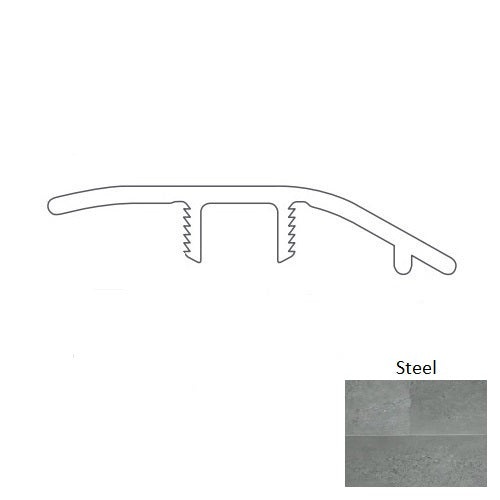 Adura Flex Rectangle Meridian Steel 94" Reducer Trim