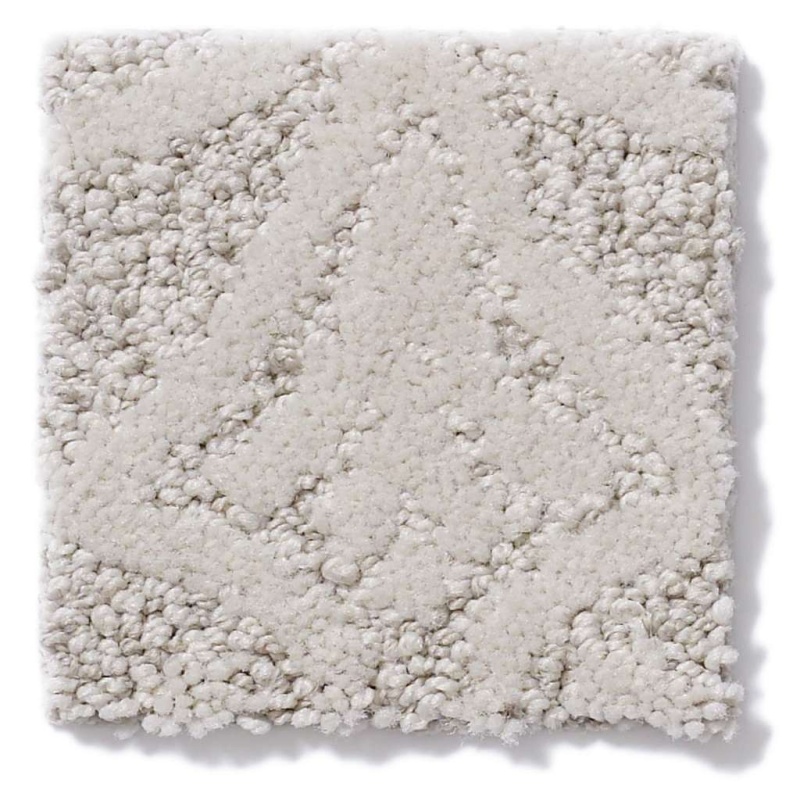 Caress By Shaw Modern Amenities Silver Lining Nylon Carpet - Pattern
