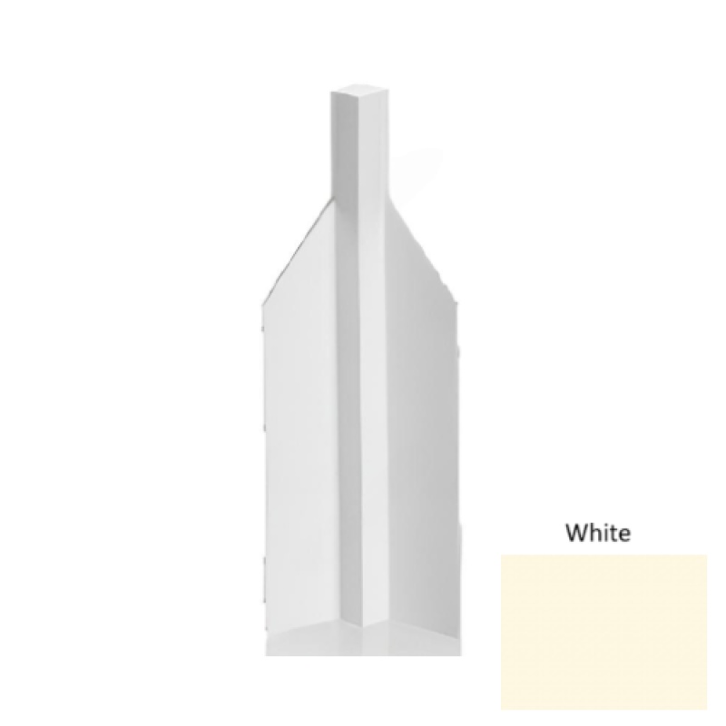 Pinnacle White Rubber Inside Micro Corner