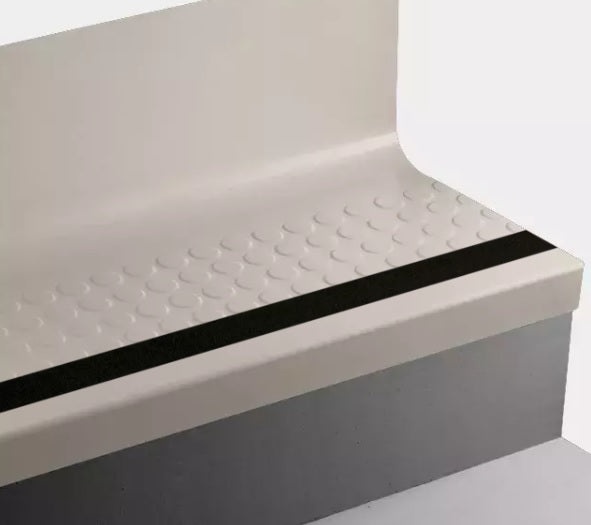 Johnsonite Canvas Raised Round Rubber Moulding Trim