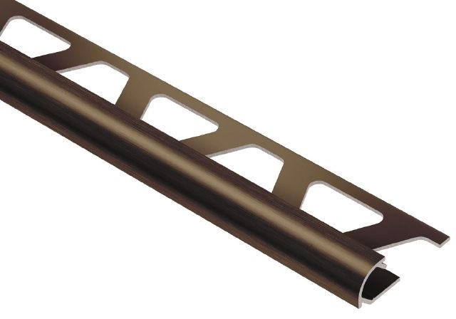Rondec Bullnose Resilient Metal Tile Edging Trim