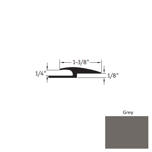 Grey Vinyl Moulding / Trim