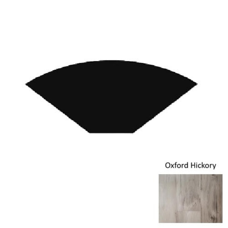 1100 Series Oxford Hickory Luxury Vinyl Moulding / Trim - 94" Quarter Round - Embossed