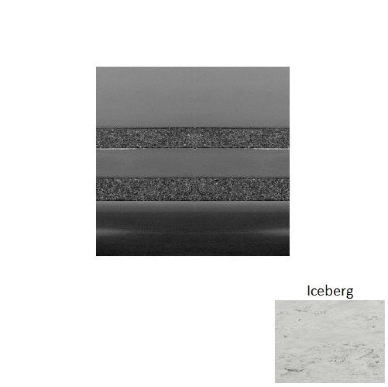 Marbleized 40 Iceberg Heavy Duty Rubber Stair Tread