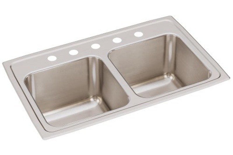 Elkay Lustertone Classic Double Bowl Kitchen Sink