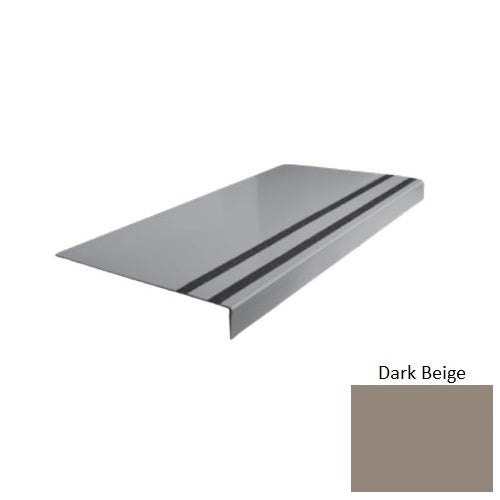 Flextones Dark Beige Type 130 Rubber Stair Tread