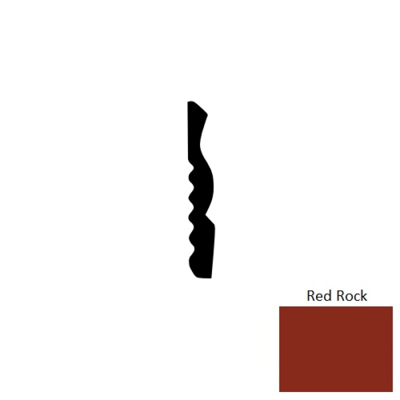 Red Rock Harmony Wall Base 2 5/8" x 40 Ft x 3/8"