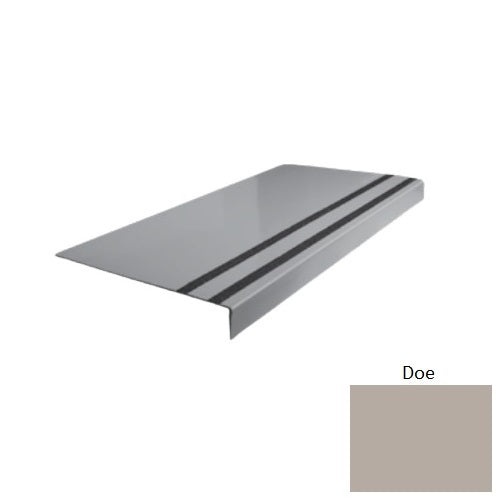 Flextones Doe Type 130 Distinct Designs Rubber - 12 1/4" X 72" Stair Tread - Smooth