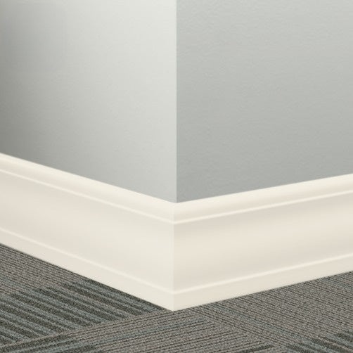 Johnsonite White Sand Rubber Millwork Contoured Wall Base