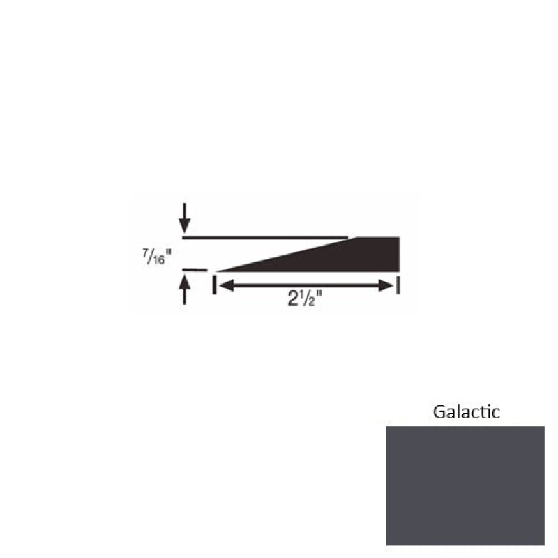 Solid 20 Galactic Rubber Transitional Reducer - 2 1/2" X 9 Ft (108") X 7/16"