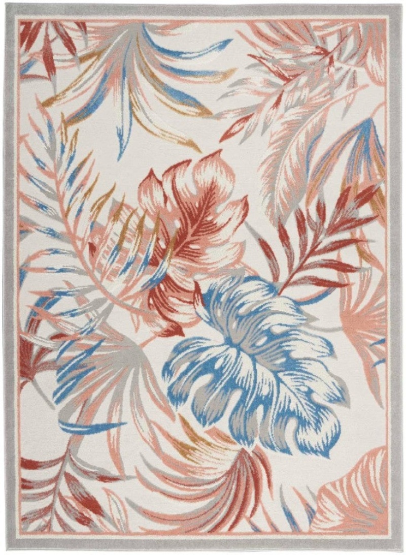 Nourison Seaside Multicolor 8 Ft Square Area Rug