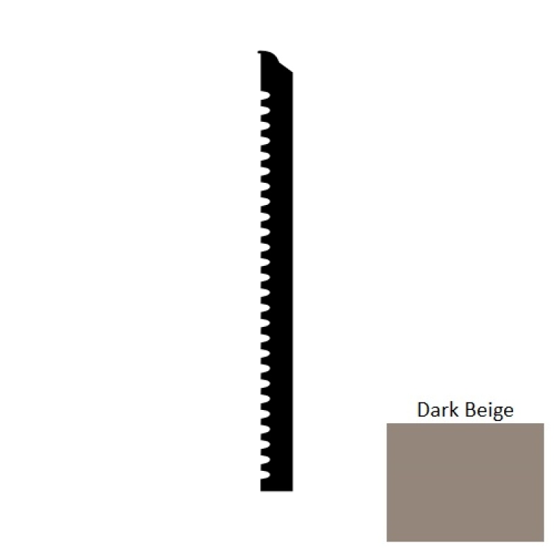 Base Sculptures Dark Beige Marquis SCM Rubber Wall Base