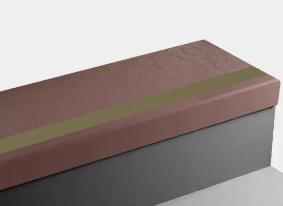 Johnsonite Red Clay Cubis Rubber Stair Tread