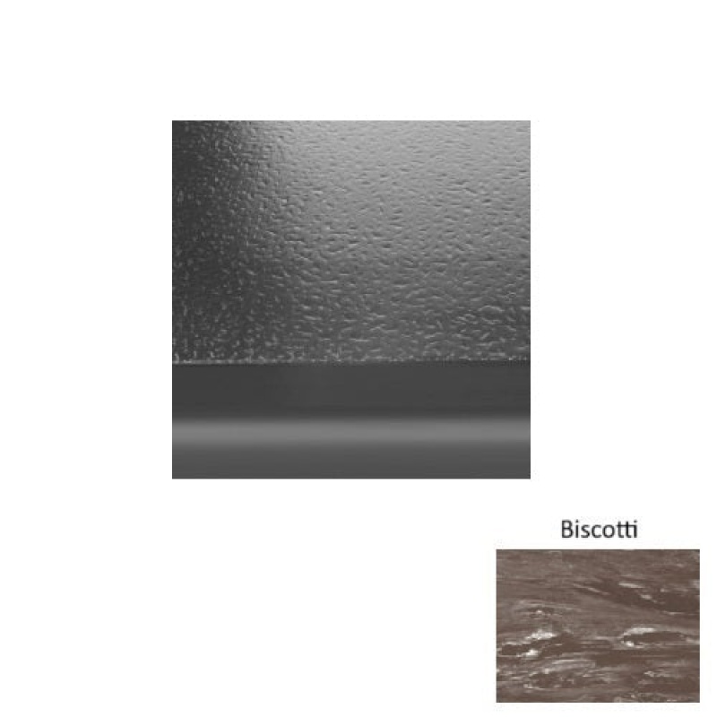 Marbleized 99 Biscotti Rubber (Sq) Stair Tread - Hammered