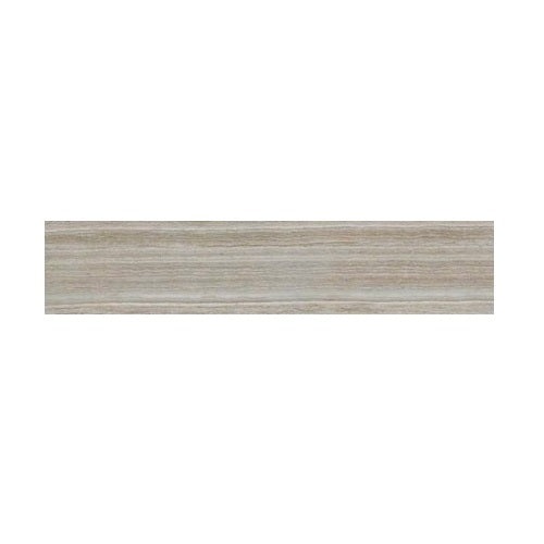 Essentials Charisma Silver Ceramic Bullnose – 3" x 18" – Matte