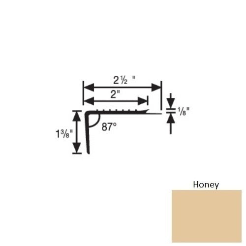 Flextones Honey Vinyl Stair Nosing