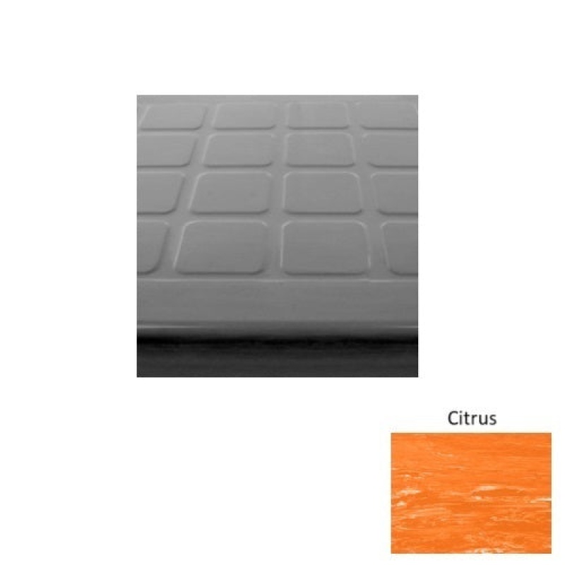 Marbleized 94 Citrus Raised Square Rubber (Sq) Stair Tread - Textured