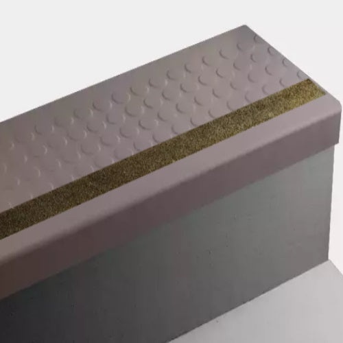 Johnsonite Espresso Raised Round Rubber Moulding / Trim