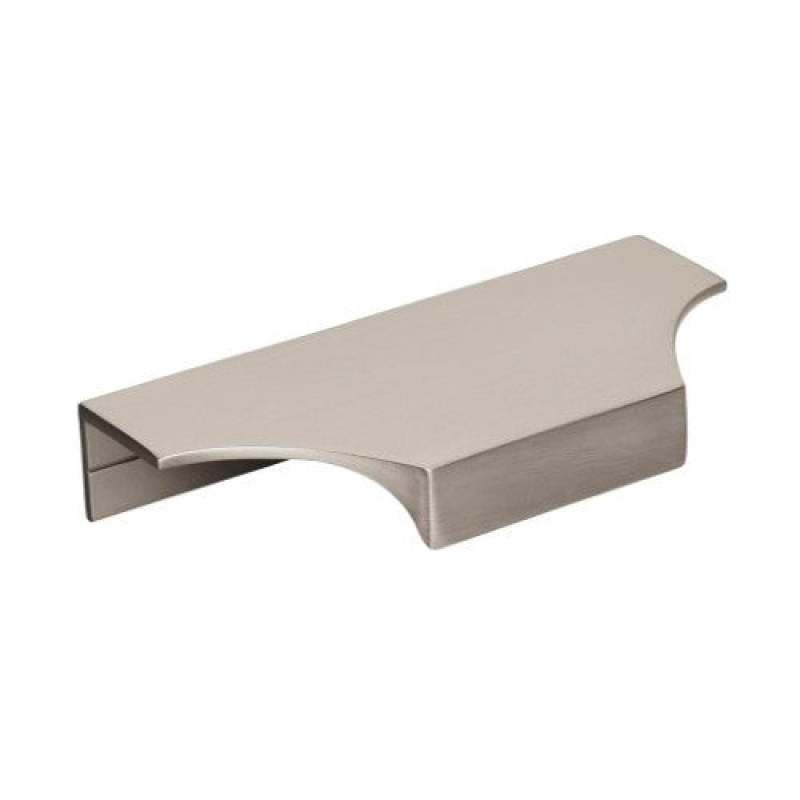 Extent Aluminum Cabinet Edge Pull - Satin Nickel