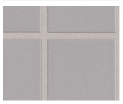 Colonnade Warm Grey Ceramic Mosaic - 3" X 3" - Smooth