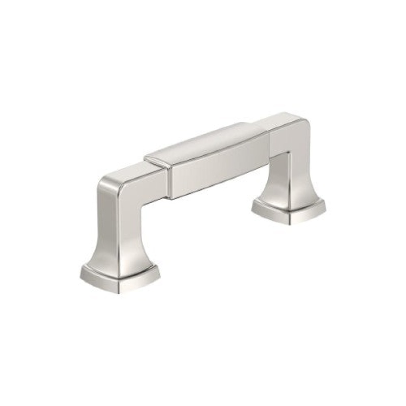 Stature Zinc Bar Cabinet Pull - Polished Nickel