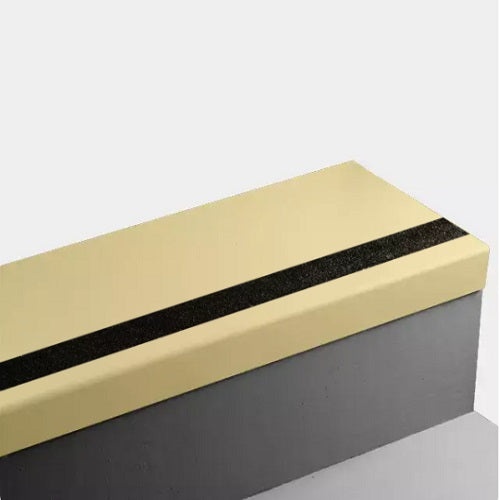 Johnsonite Canary Hammered Rubber Stair Tread