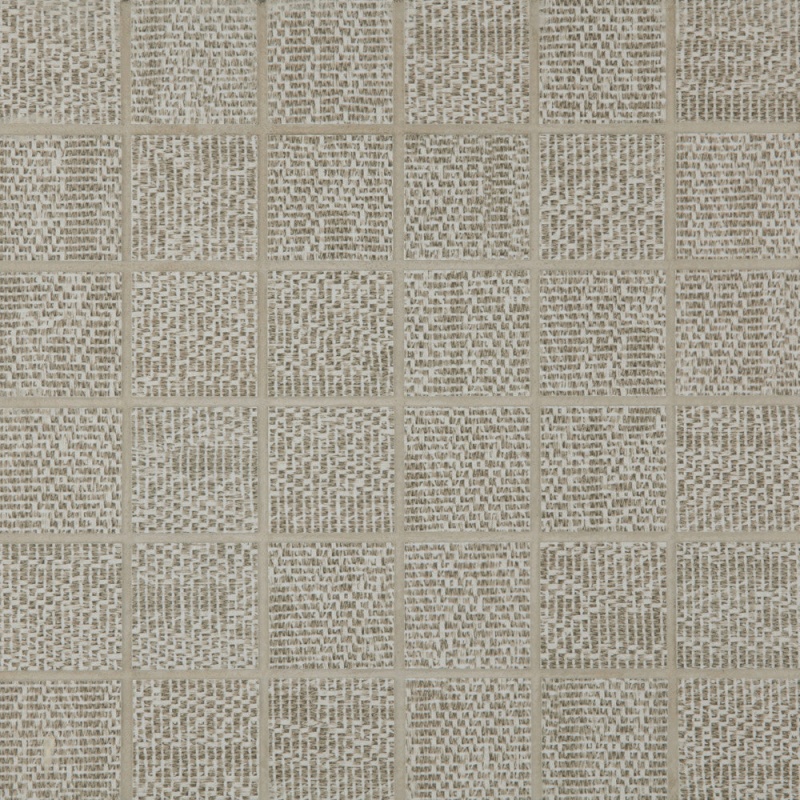 Digitalart Ecru Porcelain Mosaic - 2" X 2" - Matte