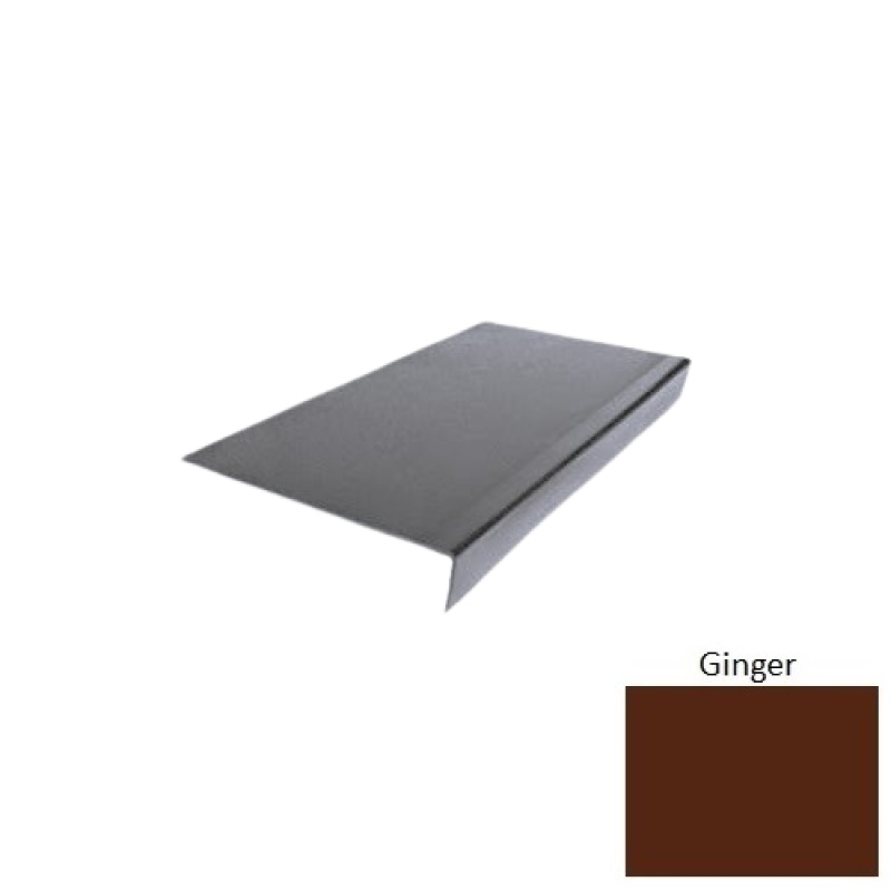 Flextones Ginger Type 900 Distinct Designs Rubber - 12 1/2" X 72" Stair Tread - Hammered
