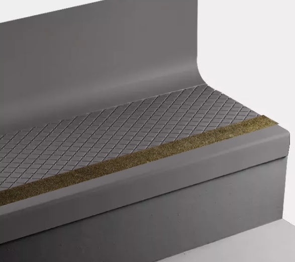 Johnsonite Fudge Diamond Rubber Stair Tread