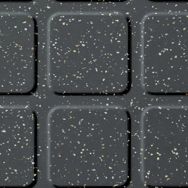 Johnsonite Bryce Point Raised Square Rubber Tile