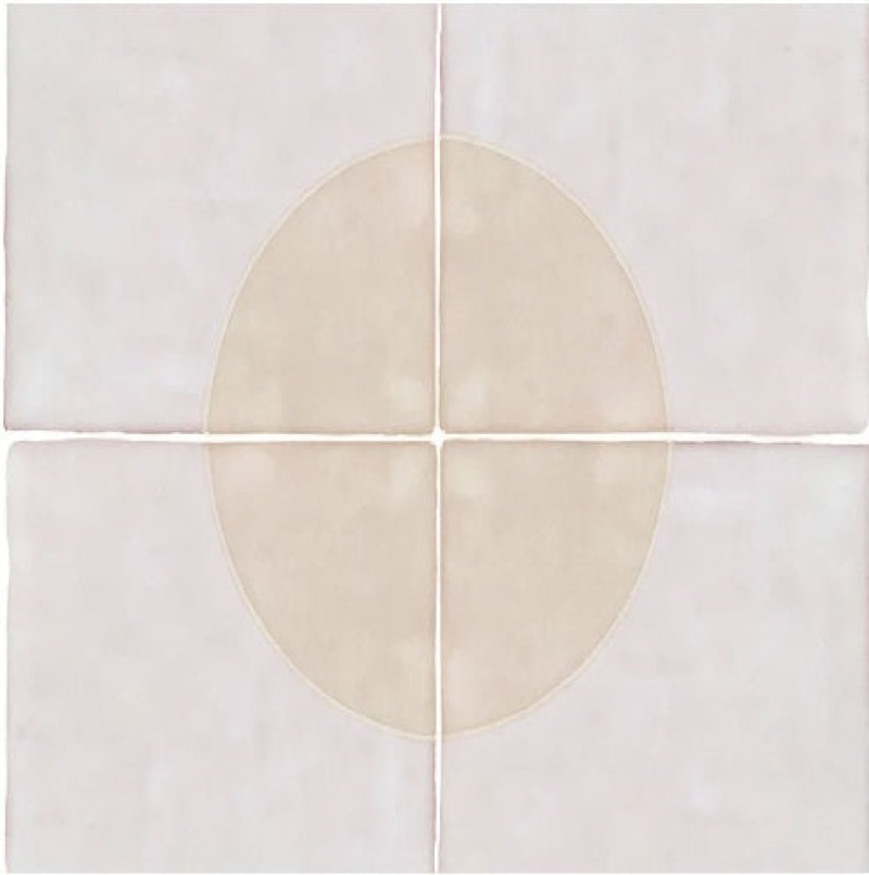 Melody Easton White Chloe Decor Ceramic Tile - Glossy - 5" X 5"