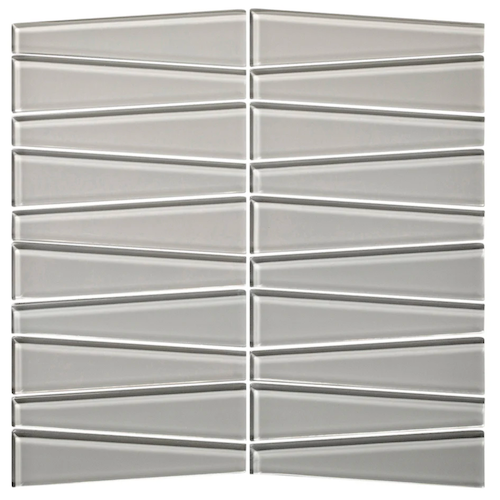Glass Essentials Tule Glass Mosaic - Waveline