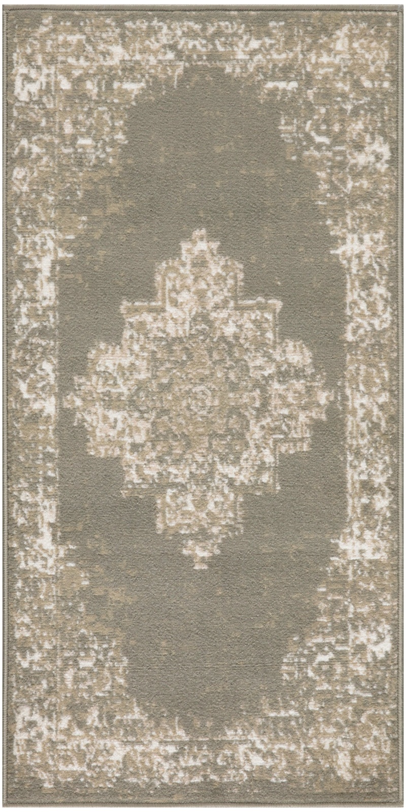 Grafix Olive Vintage Area Rug 2 ft x 4 ft