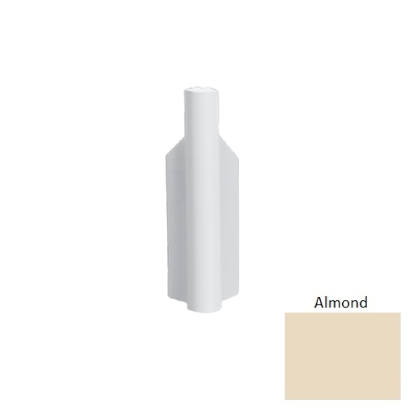 Mcb Almond Rubber Moulding / Trim - 6 1/4" Mini Outside Corner Blocks - Mini Outside Corner Blocks