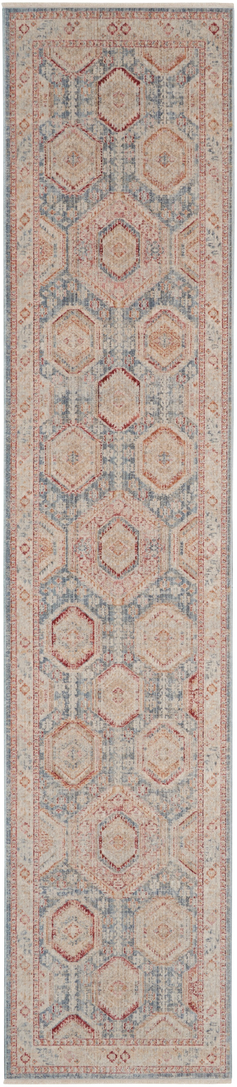 Homestead Light Blue Multi Vintage Area Rug