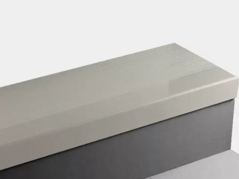 Johnsonite Snow White Bamboo Rubber Stair Tread Trim