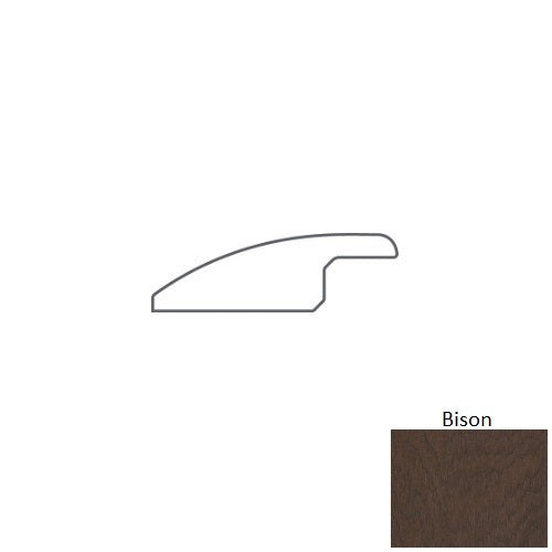 Brushed Suede Bison Hardwood Overlap Reducer