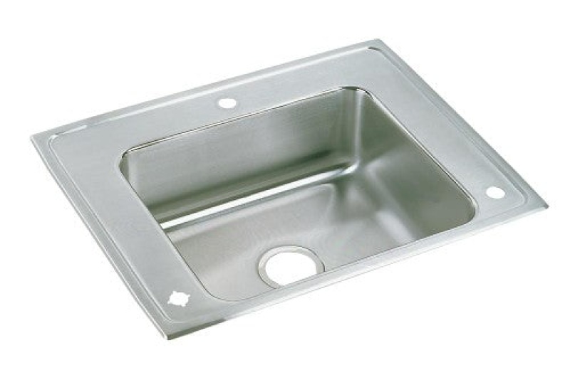 Elkay Lustertone Classic 28" x 22" Stainless Steel Drop-In Single-Bowl Kitchen Sink