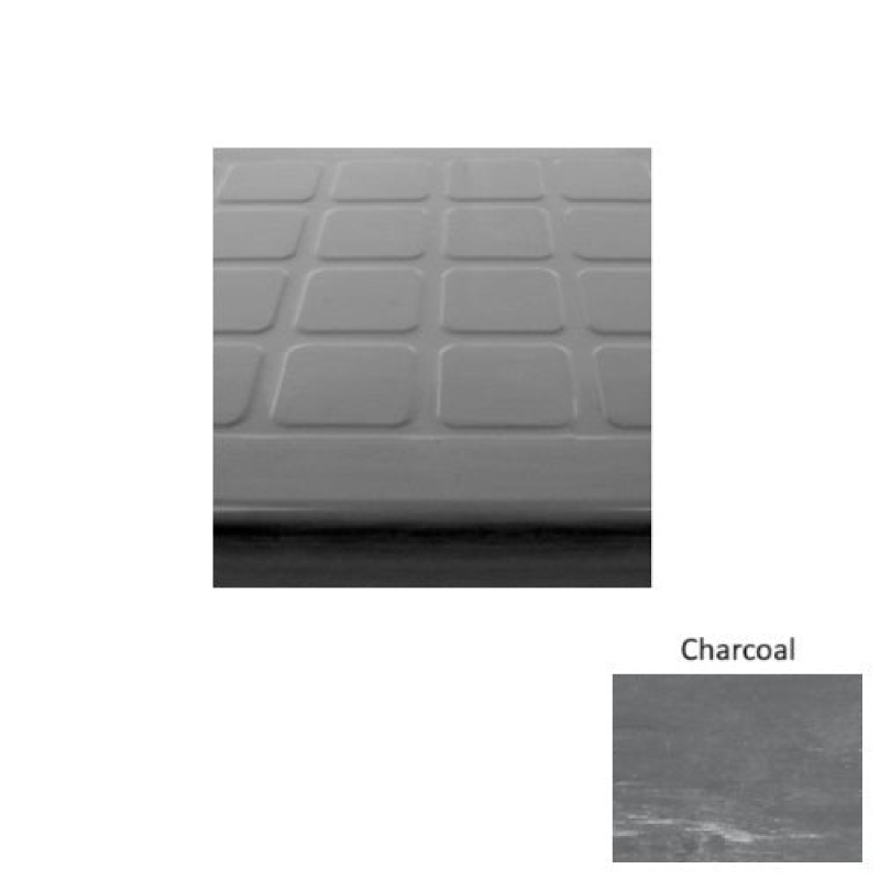 Marbleized 94 Charcoal Raised Square Rubber (Sq) Stair Tread - Textured