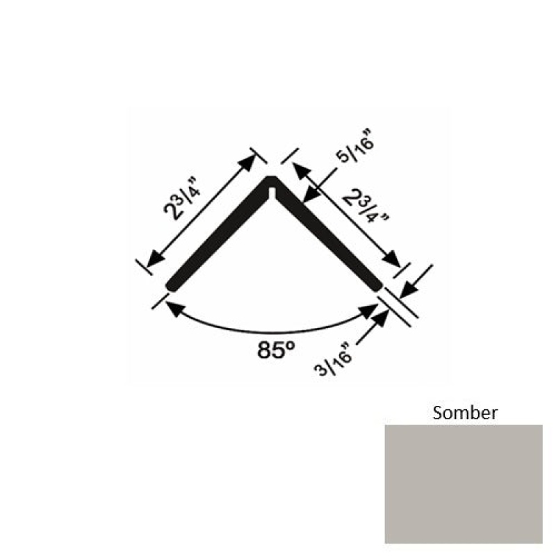 Solid 19Xtr Somber Rubber Corner Guard