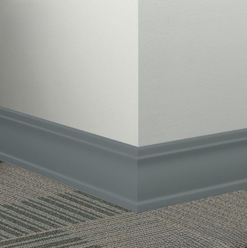 Johnsonite Harbour Rubber Millwork Contoured Wall Base - 3 1/2" x 96" x 5/16" Outline