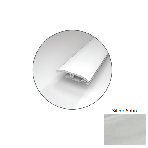 Wanderer's Loop Silver Satin Luxury Vinyl Moulding Trim