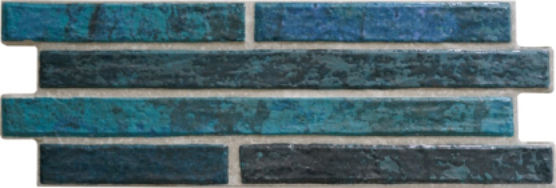 Harlem Midnight Porcelain Tile - Glossy - 6" x 18"