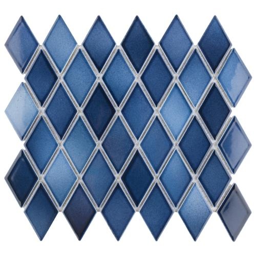 Hudson Kite Glacier Porcelain Mosaic - Diamond - Glossy