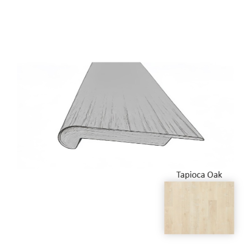 Naturetek Plus Abreeza Tapioca Oak Overlap Stair Nose