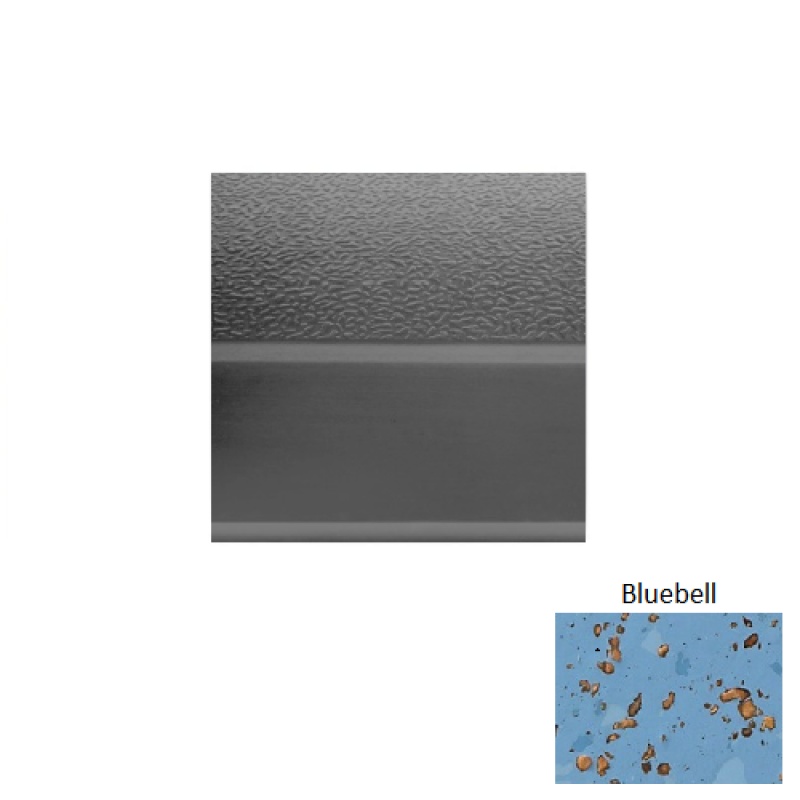 Renew 93 Bluebell Rubber (Sq) Stair Tread - Textured