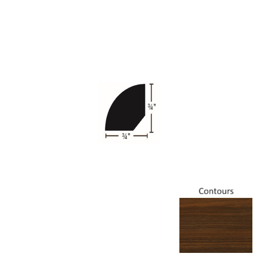 Genesis Silhouette Contours Luxury Vinyl Moulding / Trim - 94" Quarter Round - Matte