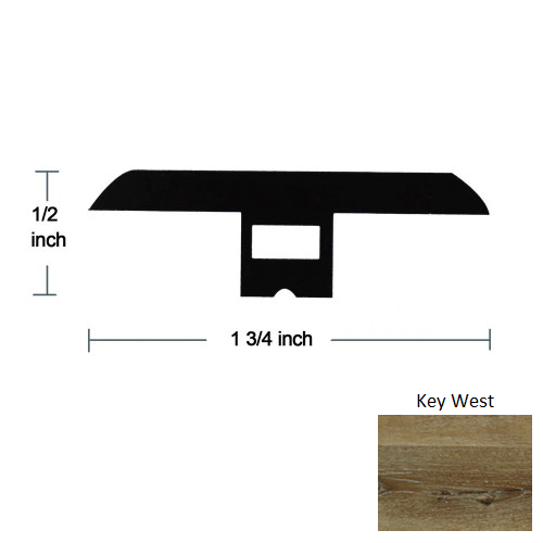 American Key West Luxury Vinyl Moulding / Trim - 94.5" T Molding - Embossed