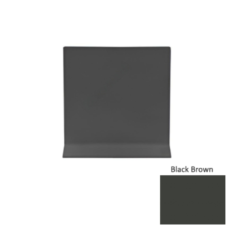 Pinnacle Black Brown Rubber Cove Wall Base