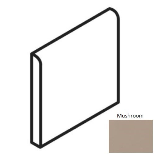 Bright & Matte Mushroom Ceramic Wall Trim